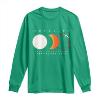 Greenland Total Solar Eclipse 2026 Totality Long Sleeve Shirt Travel Souvenir Astronomy Geek Gift