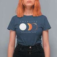 Greenland Total Solar Eclipse 2026 Totality T Shirt For Women Travel Souvenir Astronomy Geek Gift