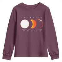 Greenland Total Solar Eclipse 2026 Totality Youth Sweatshirt Travel Souvenir Astronomy Geek Gift