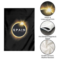 Spain Total Solar Eclipse 2026 Garden Flag Path of Totality Astronomy Gift