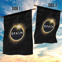 Spain Total Solar Eclipse 2026 Garden Flag Path of Totality Astronomy Gift
