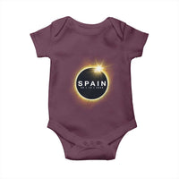 Spain Total Solar Eclipse 2026 Baby Onesie Path of Totality Astronomy Gift