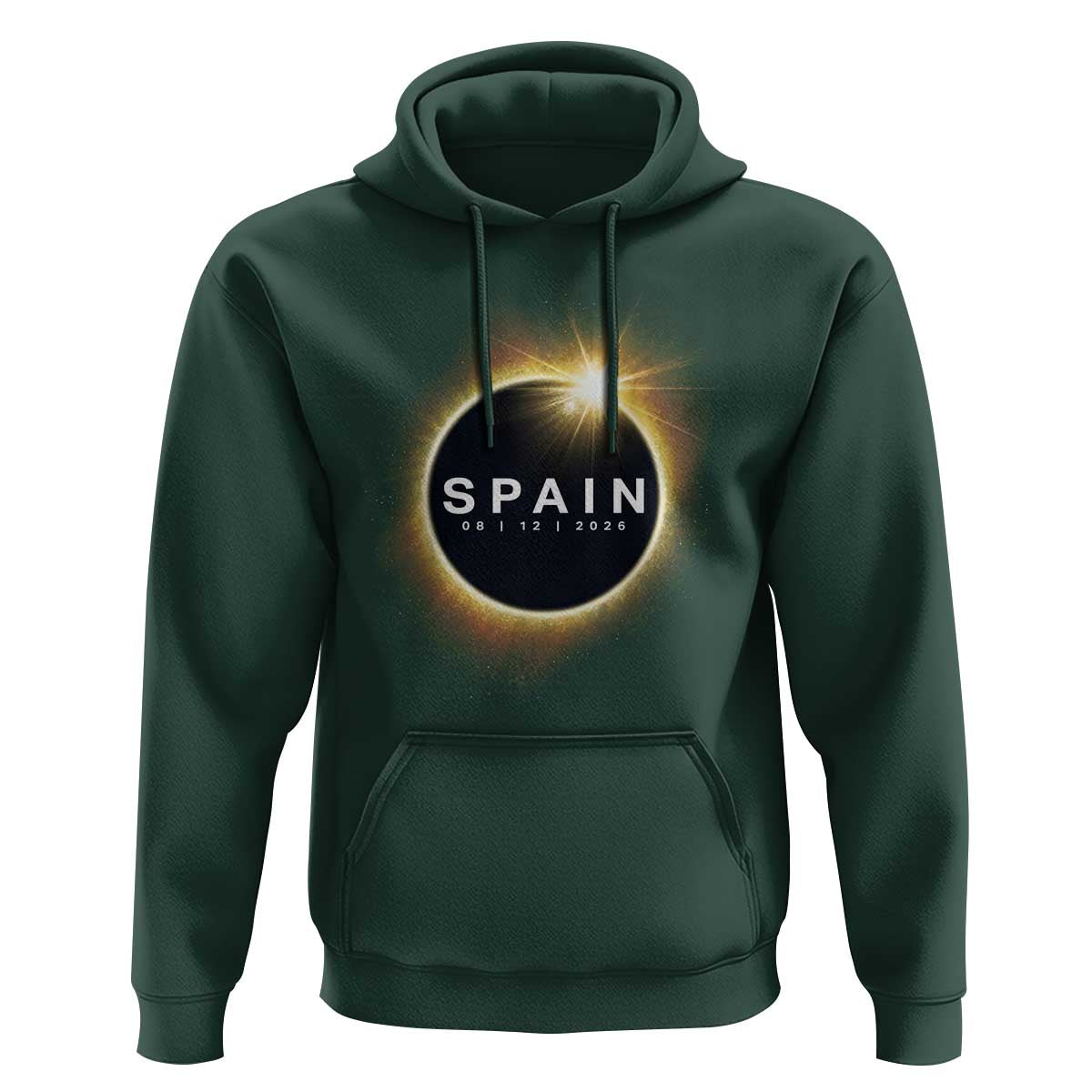 Spain Total Solar Eclipse 2026 Hoodie Path of Totality Astronomy Gift