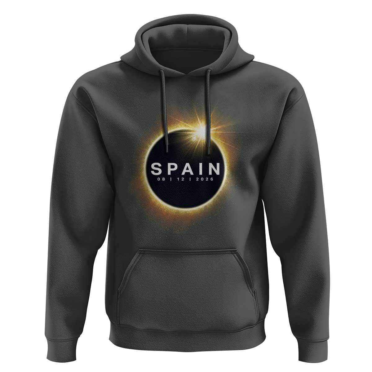 Spain Total Solar Eclipse 2026 Hoodie Path of Totality Astronomy Gift