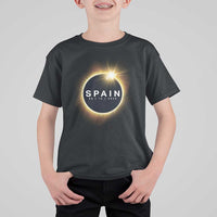 Spain Total Solar Eclipse 2026 T Shirt For Kid Path of Totality Astronomy Gift