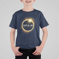 Spain Total Solar Eclipse 2026 T Shirt For Kid Path of Totality Astronomy Gift