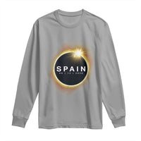 Spain Total Solar Eclipse 2026 Long Sleeve Shirt Path of Totality Astronomy Gift