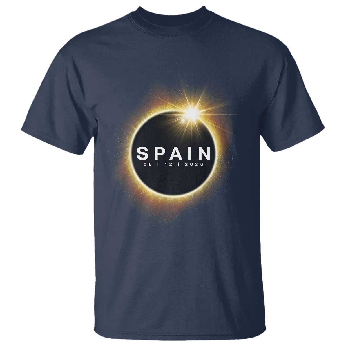 Spain Total Solar Eclipse 2026 T Shirt Path of Totality Astronomy Gift