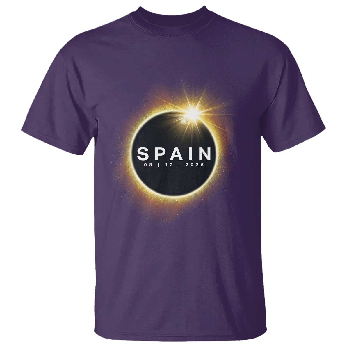 Spain Total Solar Eclipse 2026 T Shirt Path of Totality Astronomy Gift