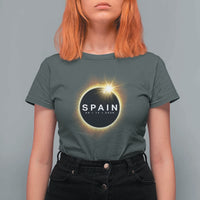 Spain Total Solar Eclipse 2026 T Shirt For Women Path of Totality Astronomy Gift