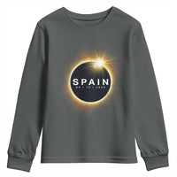 Spain Total Solar Eclipse 2026 Youth Sweatshirt Path of Totality Astronomy Gift