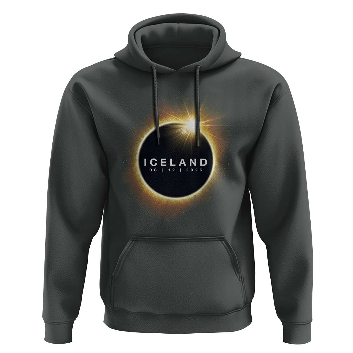 Iceland Total Solar Eclipse 2026 Hoodie Path of Totality Astronomy Gift