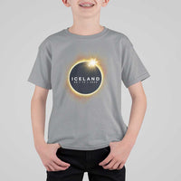 Iceland Total Solar Eclipse 2026 T Shirt For Kid Path of Totality Astronomy Gift