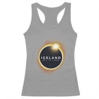Iceland Total Solar Eclipse 2026 Racerback Tank Top Path of Totality Astronomy Gift