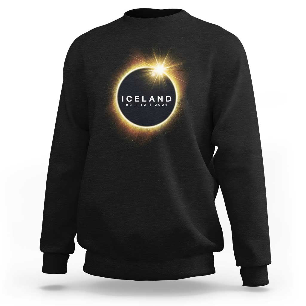 Iceland Total Solar Eclipse 2026 Sweatshirt Path of Totality Astronomy Gift
