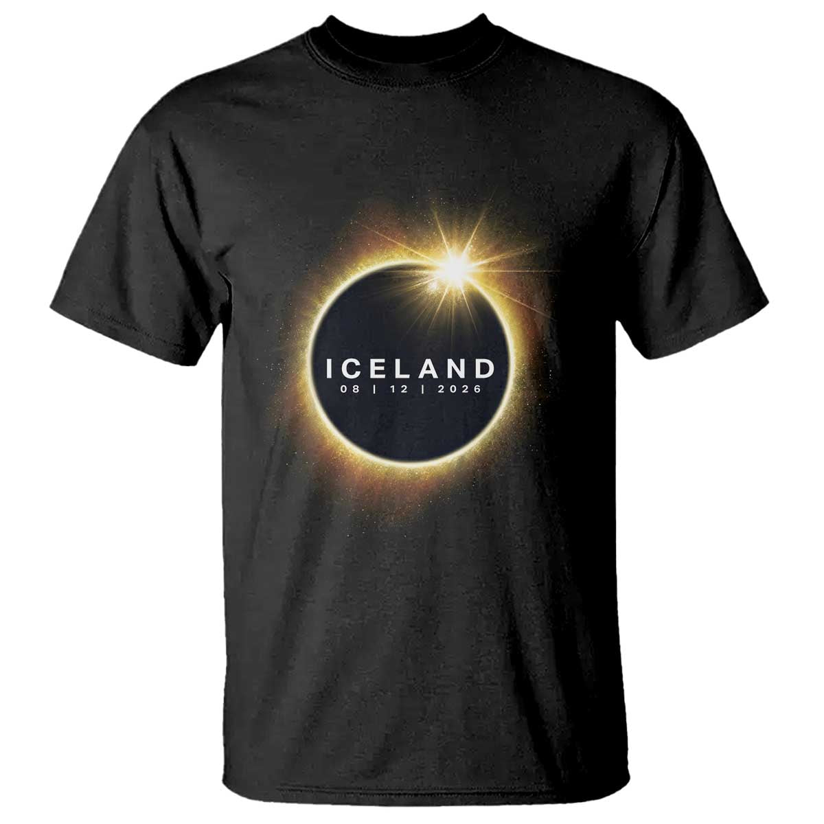 Iceland Total Solar Eclipse 2026 T Shirt Path of Totality Astronomy Gift