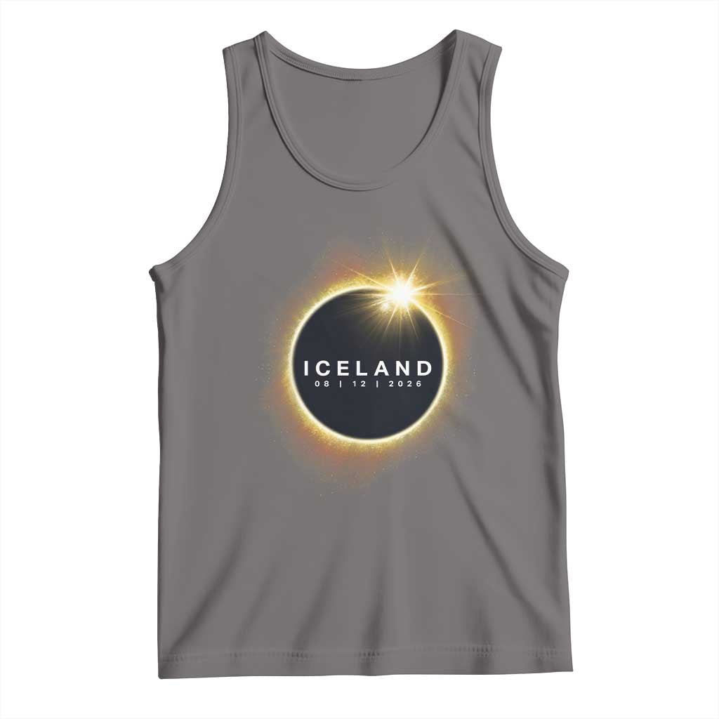 Iceland Total Solar Eclipse 2026 Tank Top Path of Totality Astronomy Gift