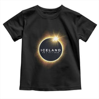 Iceland Total Solar Eclipse 2026 Toddler T Shirt Path of Totality Astronomy Gift
