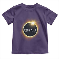 Iceland Total Solar Eclipse 2026 Toddler T Shirt Path of Totality Astronomy Gift