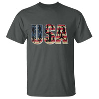 USA American Flag Basketball T Shirt For Sports Enthusiast - Wonder Print Shop