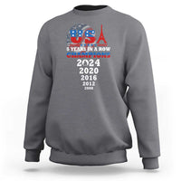 USA American Flag Basketball Sweatshirt 5 Years In A Row Champions 2024 - Wonder Print Shop
