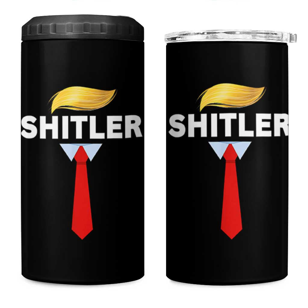 Funny Political Satire 4 in 1 Can Cooler Tumbler Sarcastic Political Parody - Wonder Print Shop