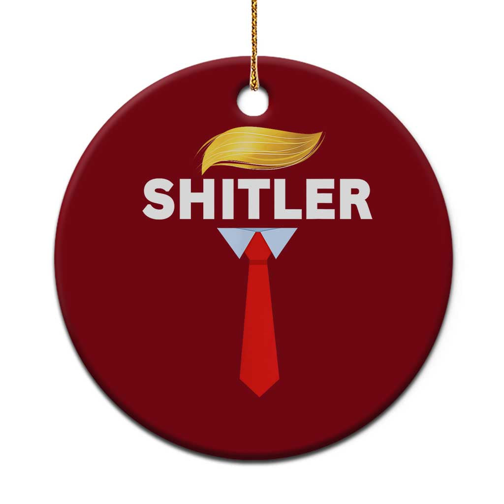 Funny Political Satire Ceramic Ornament Sarcastic Political Parody - Wonder Print Shop