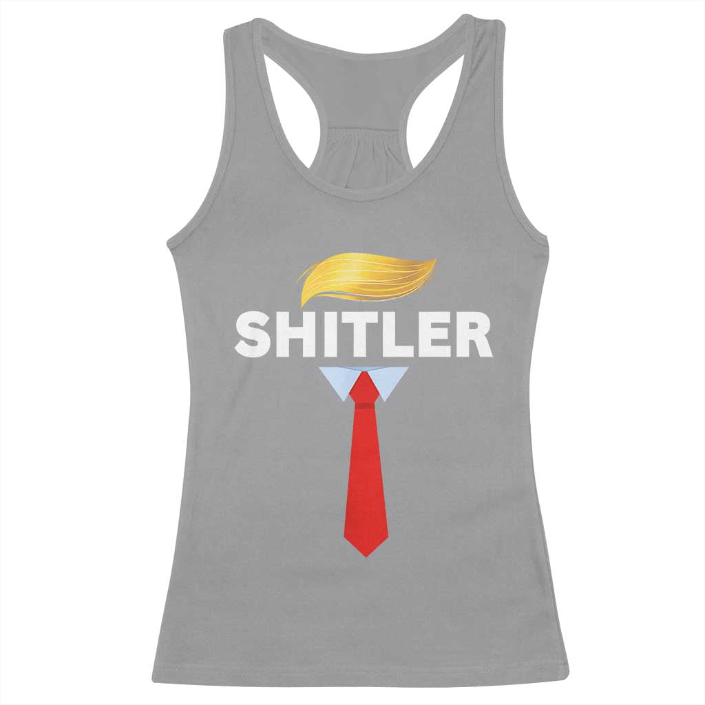 Funny Political Satire Racerback Tank Top Sarcastic Political Parody - Wonder Print Shop