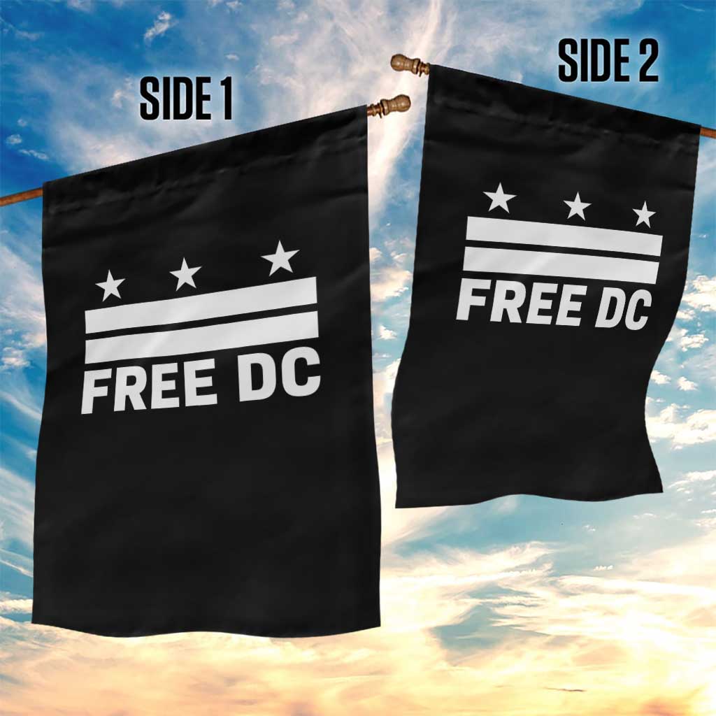 Free DC Garden Flag Defend Washington D.C. Statehood Politics - Wonder Print Shop