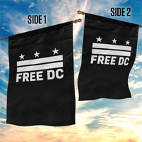 Free DC Garden Flag Defend Washington D.C. Statehood Politics - Wonder Print Shop