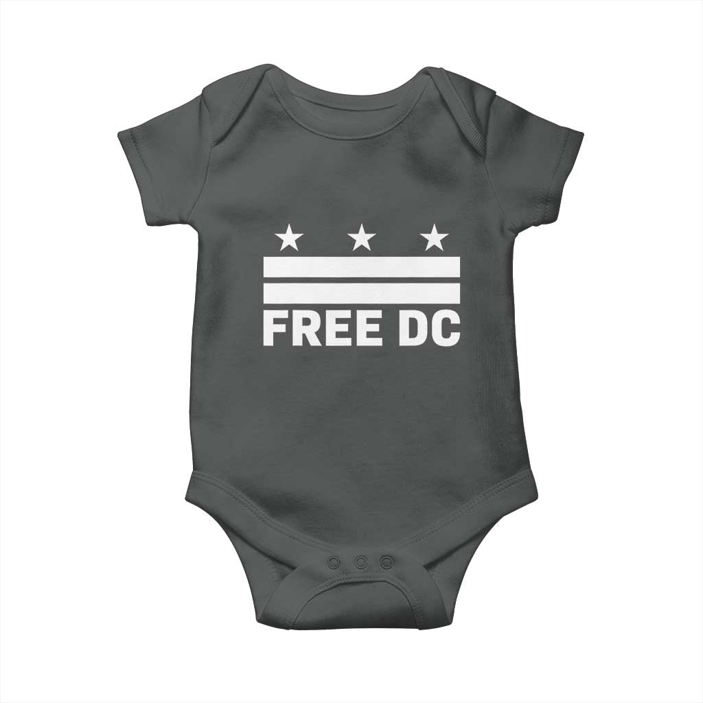 Free DC Baby Onesie Defend Washington D.C. Statehood Politics - Wonder Print Shop