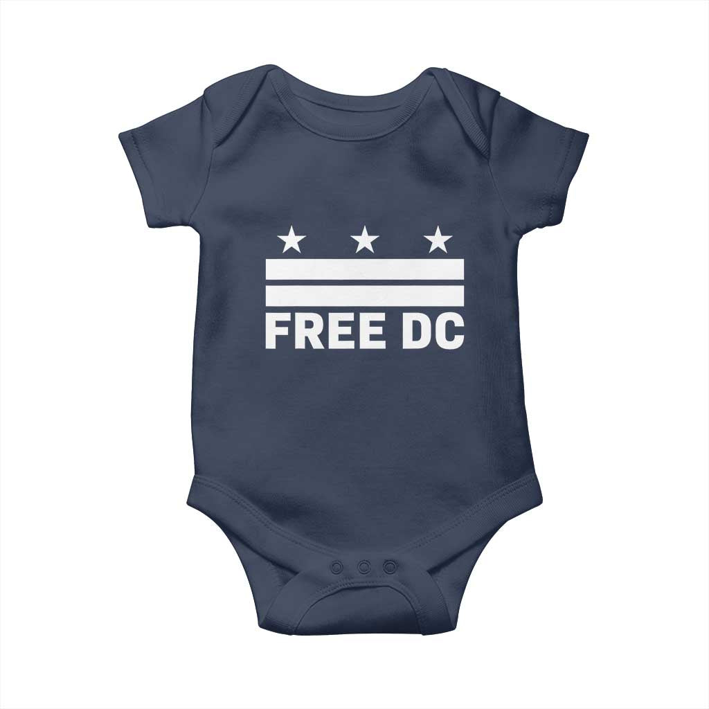 Free DC Baby Onesie Defend Washington D.C. Statehood Politics - Wonder Print Shop