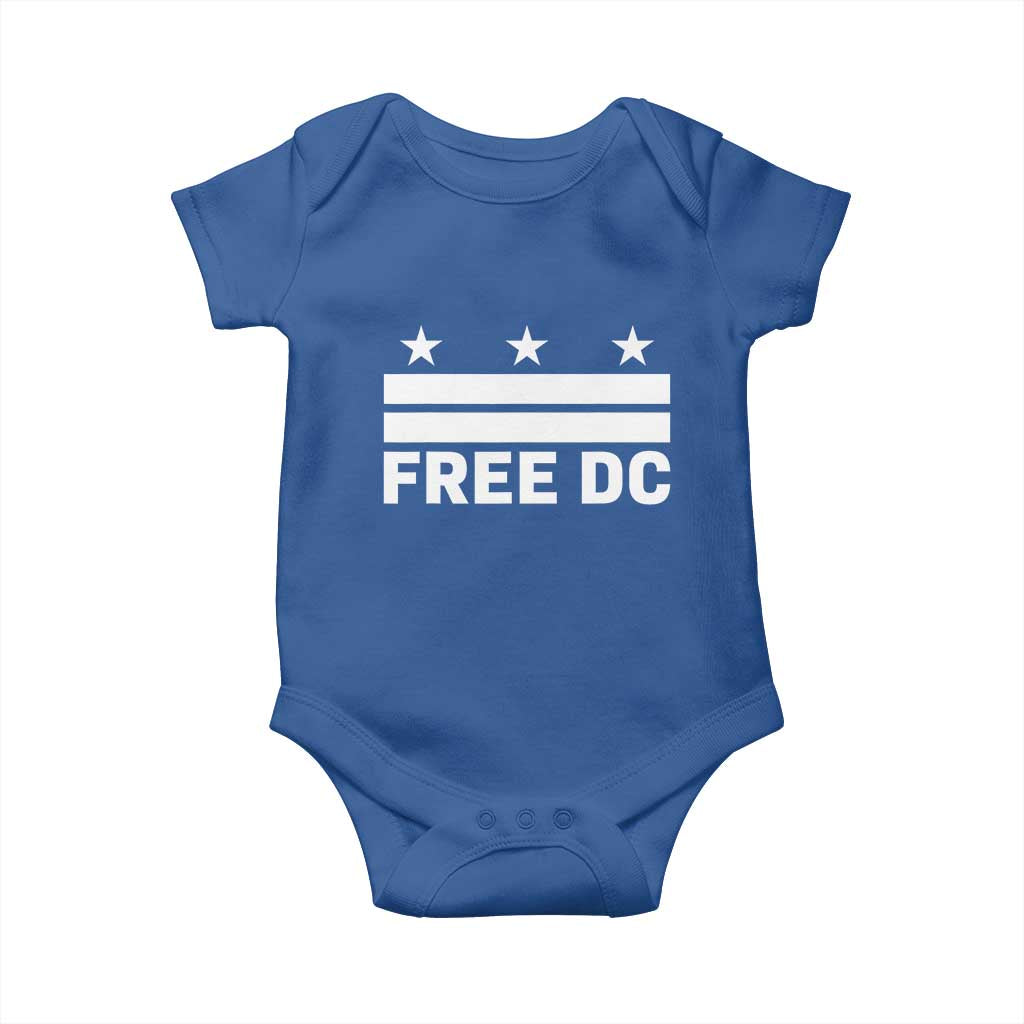 Free DC Baby Onesie Defend Washington D.C. Statehood Politics - Wonder Print Shop