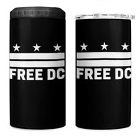 Free DC 4 in 1 Can Cooler Tumbler Defend Washington D.C. Statehood Politics - Wonder Print Shop
