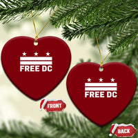 Free DC Ceramic Ornament Defend Washington D.C. Statehood Politics - Wonder Print Shop
