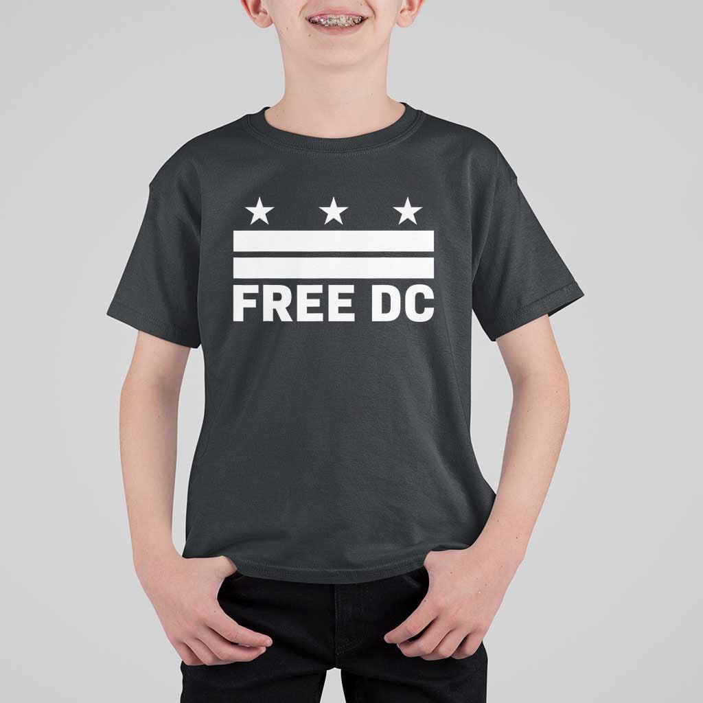 Free DC T Shirt For Kid Defend Washington D.C. Statehood Politics - Wonder Print Shop