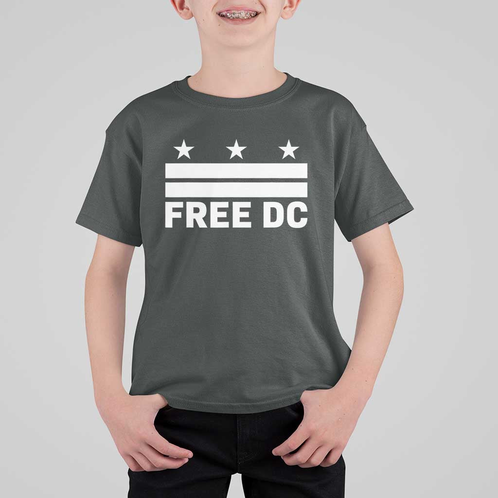 Free DC T Shirt For Kid Defend Washington D.C. Statehood Politics - Wonder Print Shop
