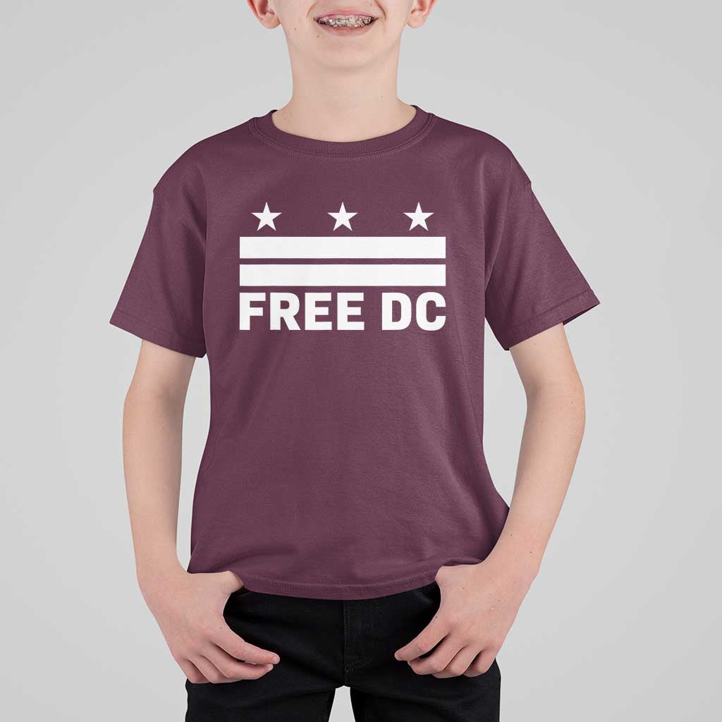 Free DC T Shirt For Kid Defend Washington D.C. Statehood Politics - Wonder Print Shop