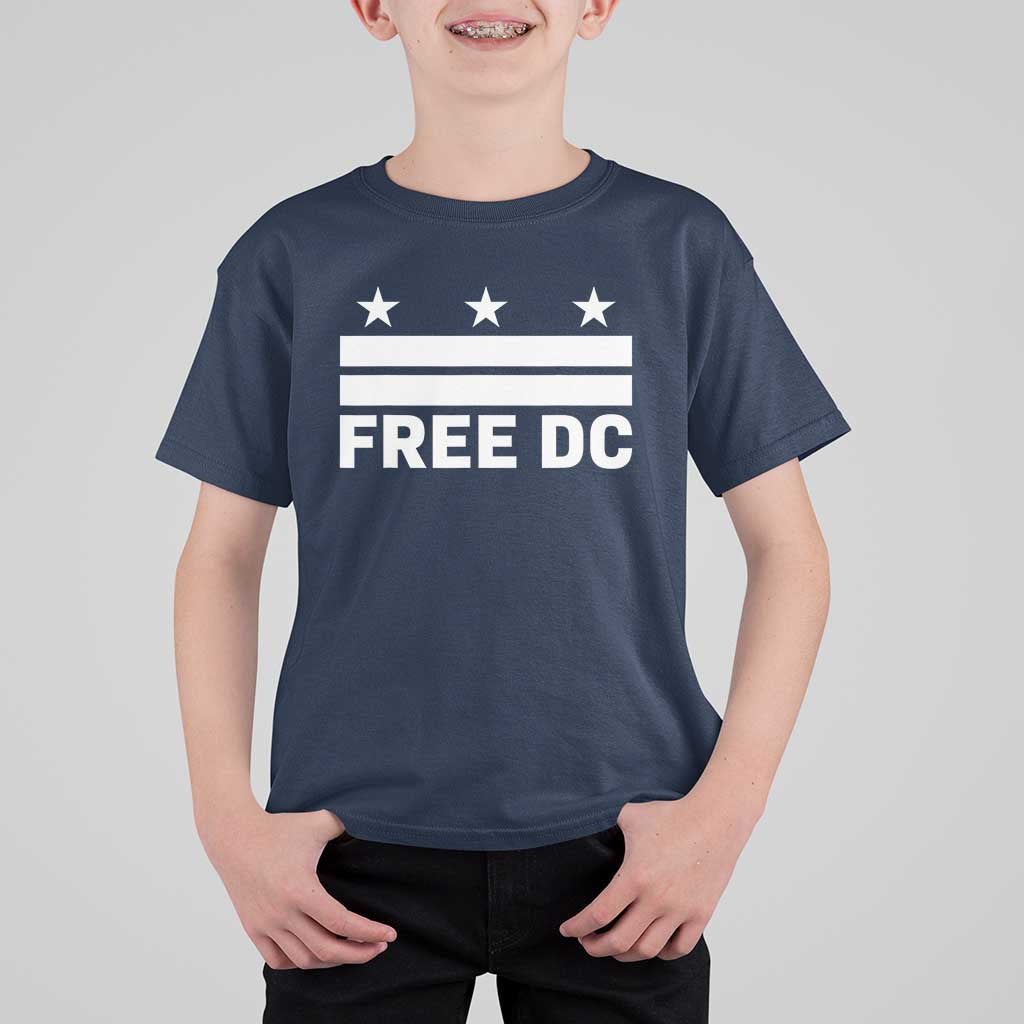 Free DC T Shirt For Kid Defend Washington D.C. Statehood Politics - Wonder Print Shop