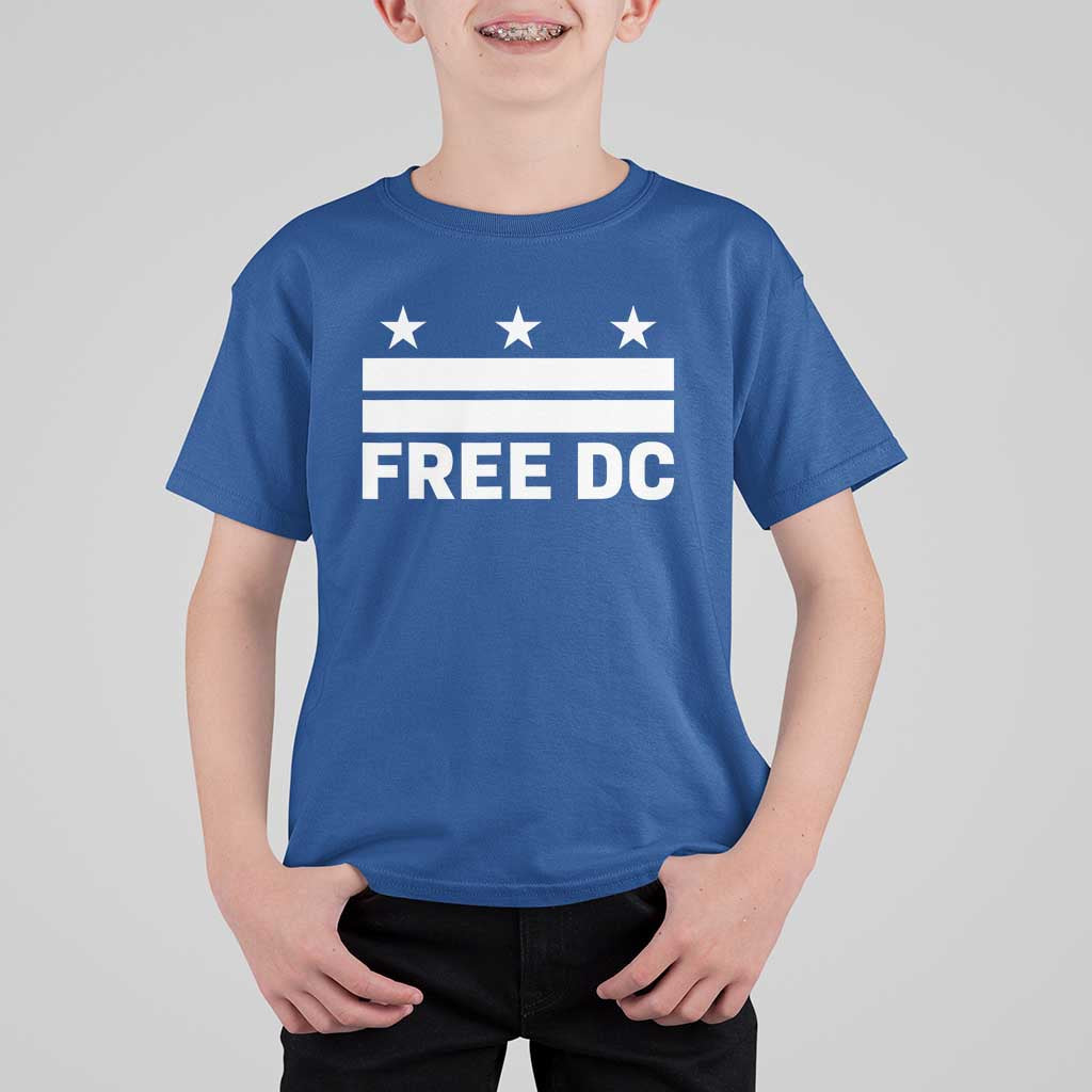 Free DC T Shirt For Kid Defend Washington D.C. Statehood Politics - Wonder Print Shop