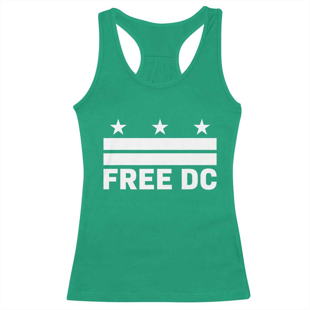 Free DC Racerback Tank Top Defend Washington D.C. Statehood Politics - Wonder Print Shop