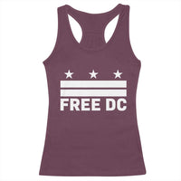 Free DC Racerback Tank Top Defend Washington D.C. Statehood Politics - Wonder Print Shop