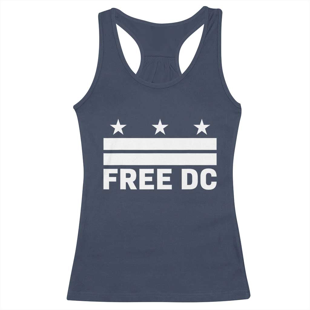 Free DC Racerback Tank Top Defend Washington D.C. Statehood Politics - Wonder Print Shop