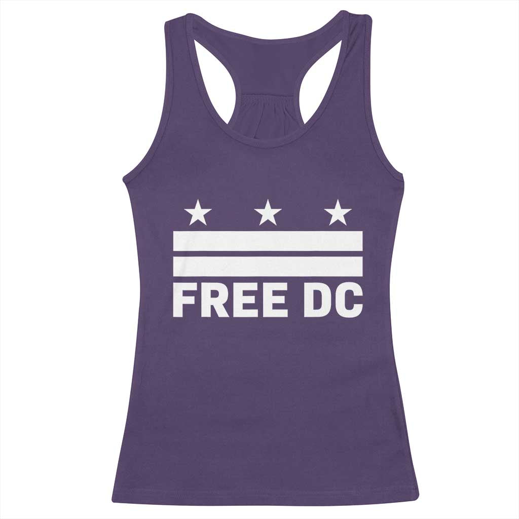 Free DC Racerback Tank Top Defend Washington D.C. Statehood Politics - Wonder Print Shop