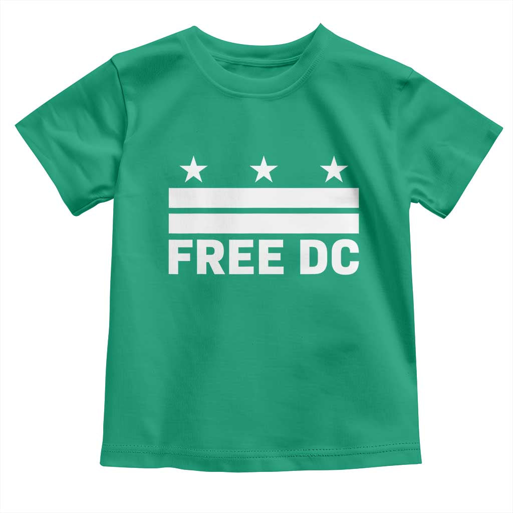 Free DC Toddler T Shirt Defend Washington D.C. Statehood Politics - Wonder Print Shop