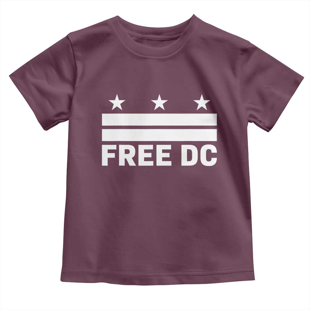 Free DC Toddler T Shirt Defend Washington D.C. Statehood Politics - Wonder Print Shop
