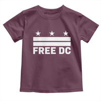 Free DC Toddler T Shirt Defend Washington D.C. Statehood Politics - Wonder Print Shop