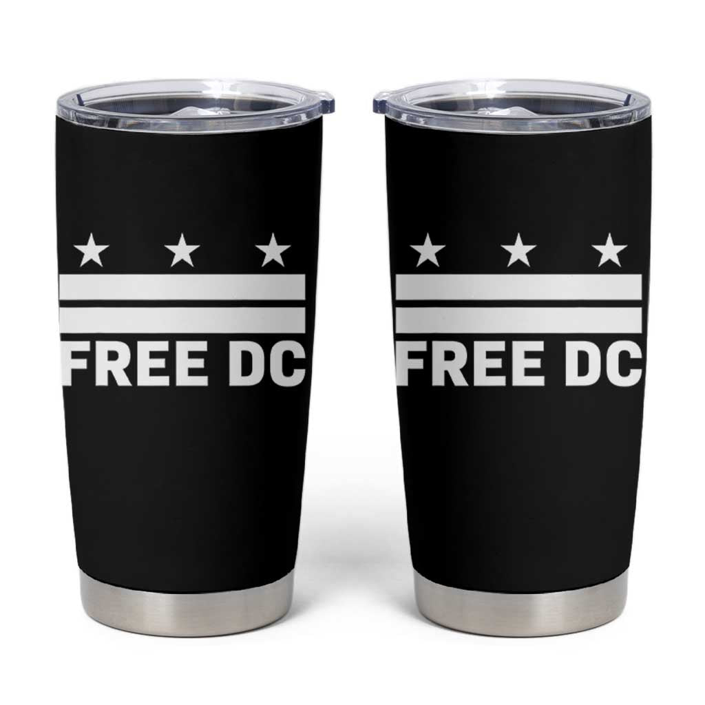Free DC Tumbler Cup Defend Washington D.C. Statehood Politics - Wonder Print Shop