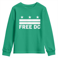 Free DC Youth Sweatshirt Defend Washington D.C. Statehood Politics - Wonder Print Shop