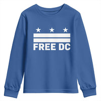 Free DC Youth Sweatshirt Defend Washington D.C. Statehood Politics - Wonder Print Shop